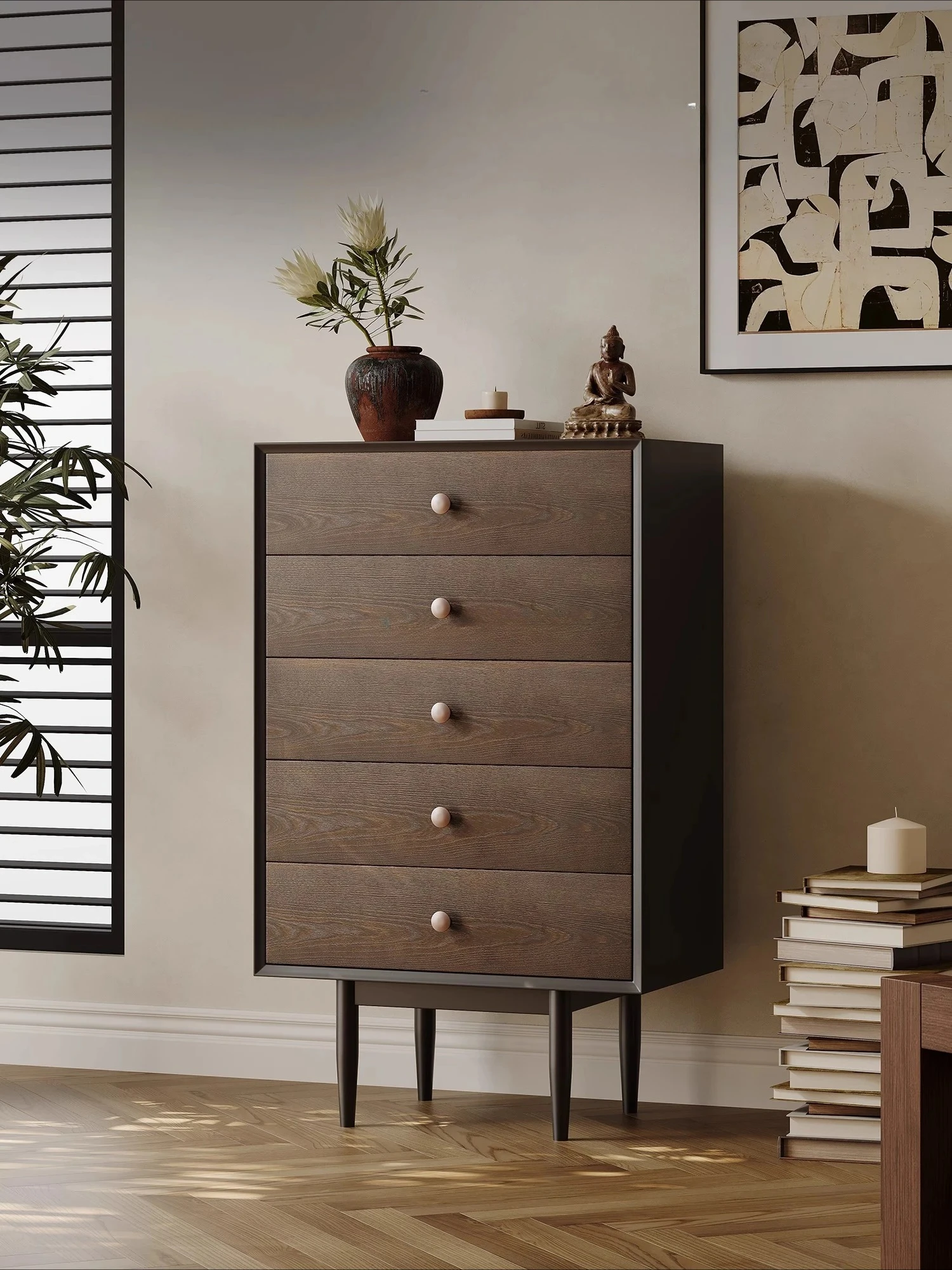 chest of drawers against the wall Solid wood Large capacity creative bedroom Home storage locker
chest of drawers against the wall Solid wood Large capacity creative bedroom Home storage locker