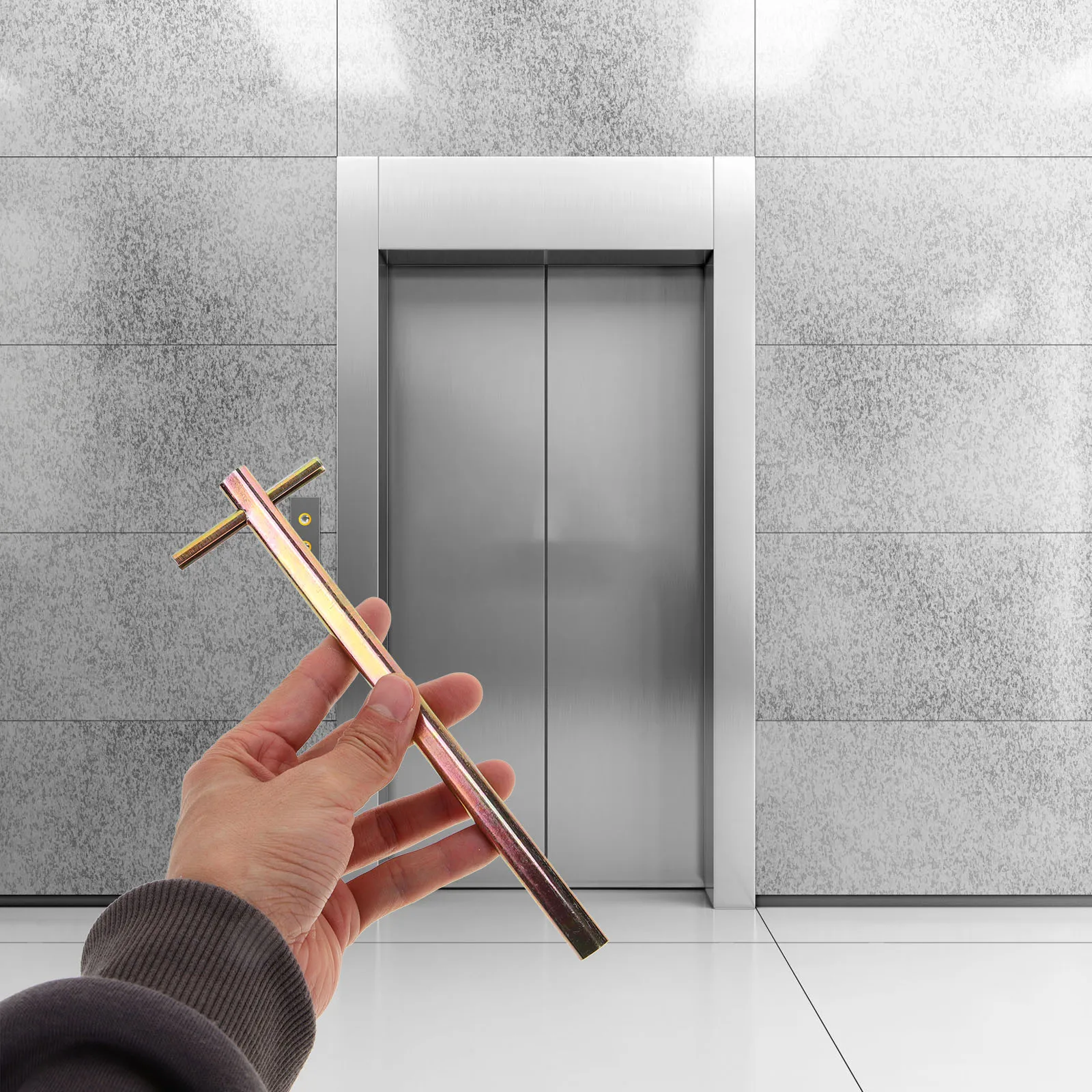 Elevator Door Key Triangle Keys for Emergency Release Compatible with Giants Durable Professional Practical Long Lifespan
Elevator Door Key Triangle Keys for Emergency Release Compatible with Giants Durable Professional Practical Long Lifespan