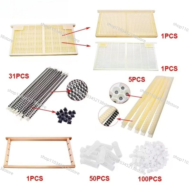 1set Queen Rearing System Bee Larva Cell Cups Frame Cage for Cqr-3 Royal Jelly Production Equipment of Beekeeping Tools Supplies
1set Queen Rearing System Bee Larva Cell Cups Frame Cage for Cqr-3 Royal Jelly Production Equipment of Beekeeping Tools Supplies