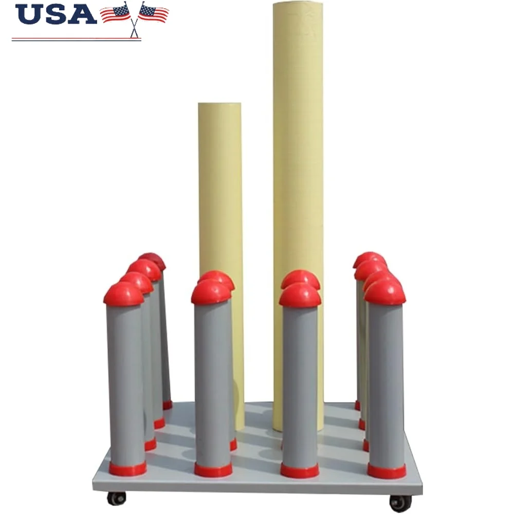 16 Pole Vinyl Roll Storage Cart Heavy-Duty Mobile Rack Organizer Media Film Holder 3" Core High Load Capacity Wheels
16 Pole Vinyl Roll Storage Cart Heavy-Duty Mobile Rack Organizer Media Film Holder 3" Core High Load Capacity Wheels