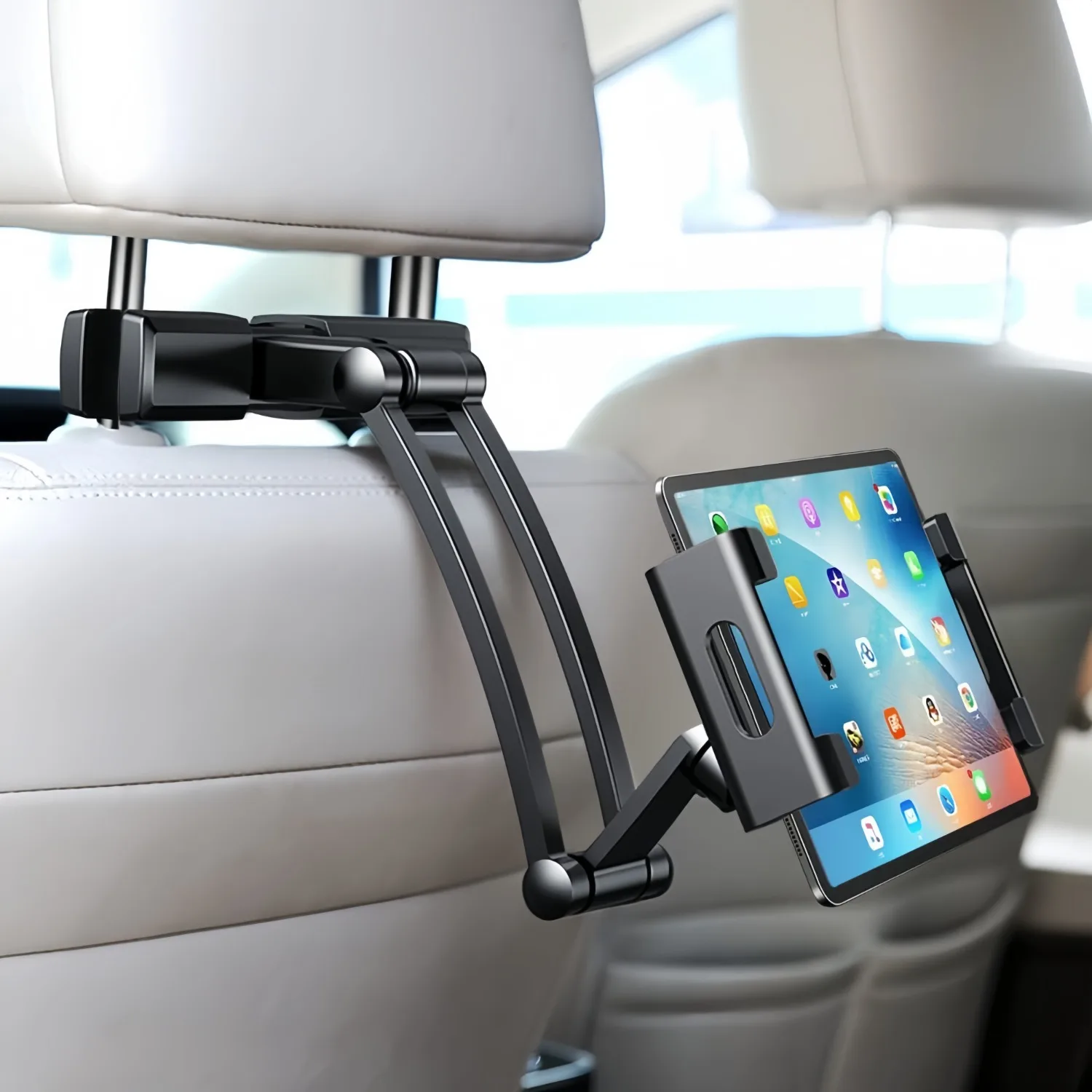 Kids Travel Car Headrest Tablet Holder Long Arm Adjustable Phone Mount for Back Seat Fits 5-13" Phones & Tablets 360° Rotation
Kids Travel Car Headrest Tablet Holder Long Arm Adjustable Phone Mount for Back Seat Fits 5-13" Phones & Tablets 360° Rotation