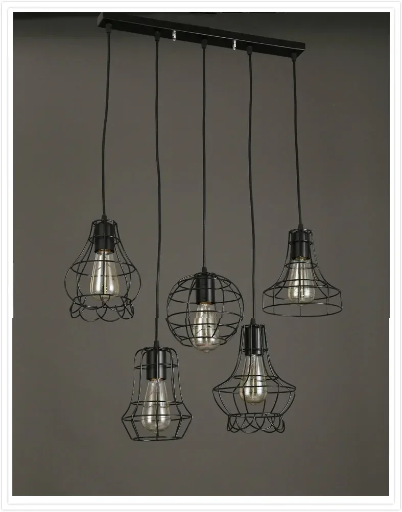 American rural bar Industrial retro style loft iron small chandelier lamp retro living room coffee shop lamp
American rural bar Industrial retro style loft iron small chandelier lamp retro living room coffee shop lamp