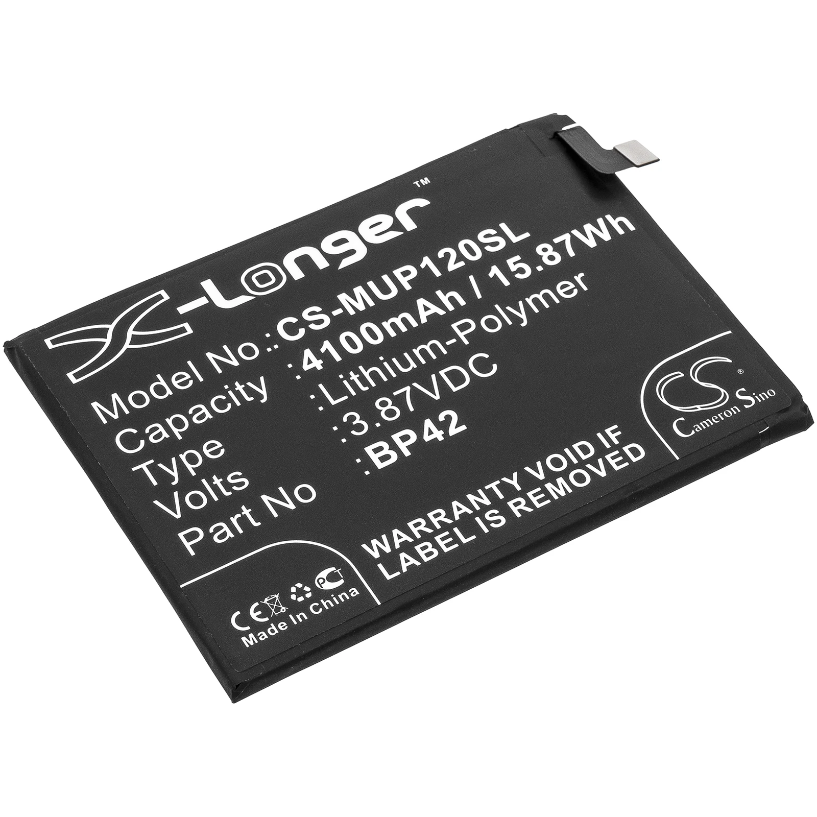 Li-Polymer Mobile, SmartPhone Battery for Xiaomi, 3.87V 4100mAh, Compatible Models: Mi 11 Lite,Mi 11 Lite 4G,Mi 11 Lite 5G
Li-Polymer Mobile, SmartPhone Battery for Xiaomi, 3.87V 4100mAh, Compatible Models: Mi 11 Lite,Mi 11 Lite 4G,Mi 11 Lite 5G