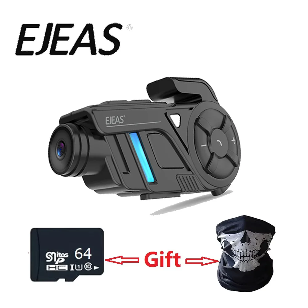 EJEAS K1/K1 Pro Motorcycle Helmet Camera Mesh3.0 Intercom DVR Headset 2K 1440P Video Recorder Interphone Music Sharing IP67 FM
EJEAS K1/K1 Pro Motorcycle Helmet Camera Mesh3.0 Intercom DVR Headset 2K 1440P Video Recorder Interphone Music Sharing IP67 FM