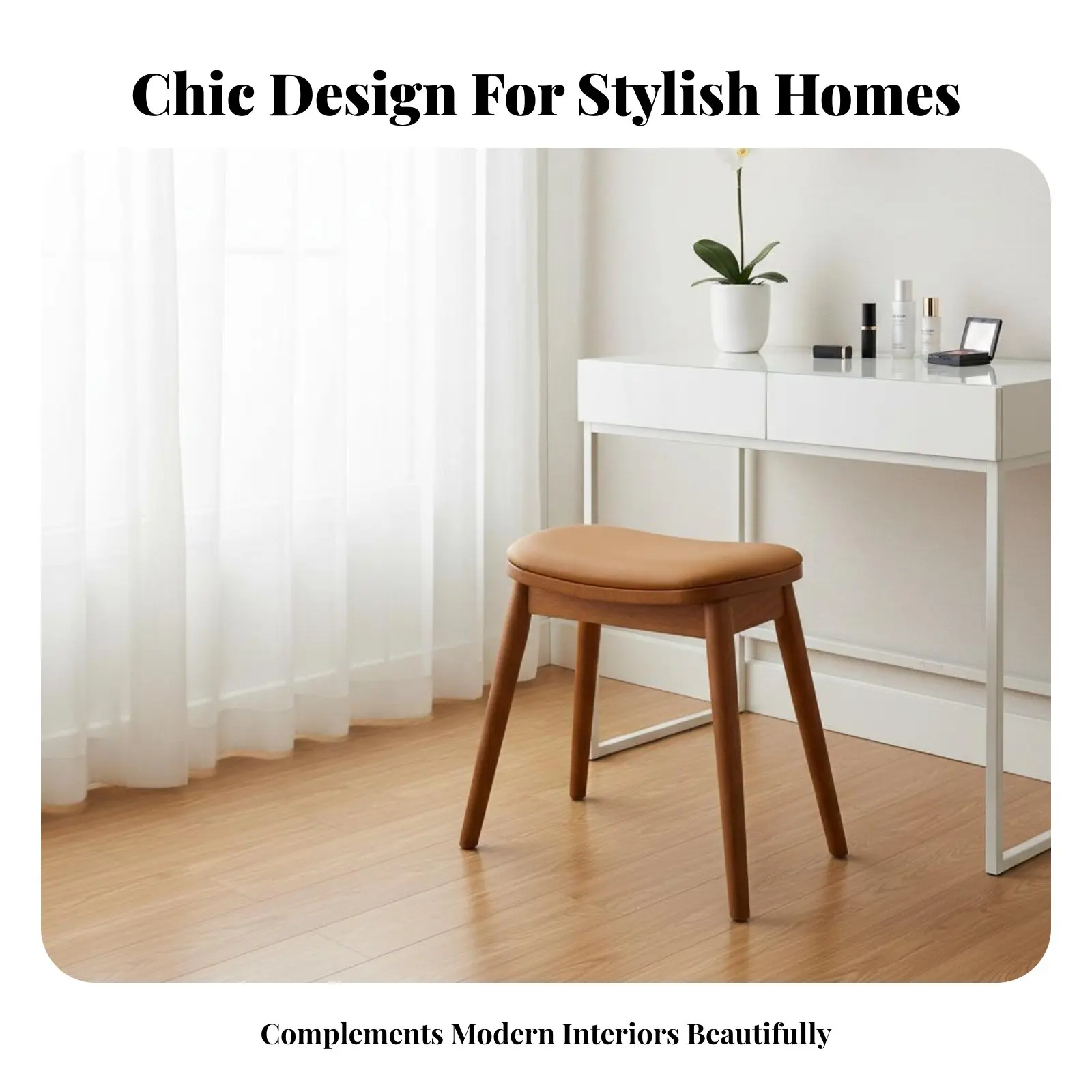 Padded Makeup Stool Stylish Design Bean-Shaped Padded Stool Long-Lasting Anti-Slip Feet for Women, Adults, Bedroom, Dorm
Padded Makeup Stool Stylish Design Bean-Shaped Padded Stool Long-Lasting Anti-Slip Feet for Women, Adults, Bedroom, Dorm