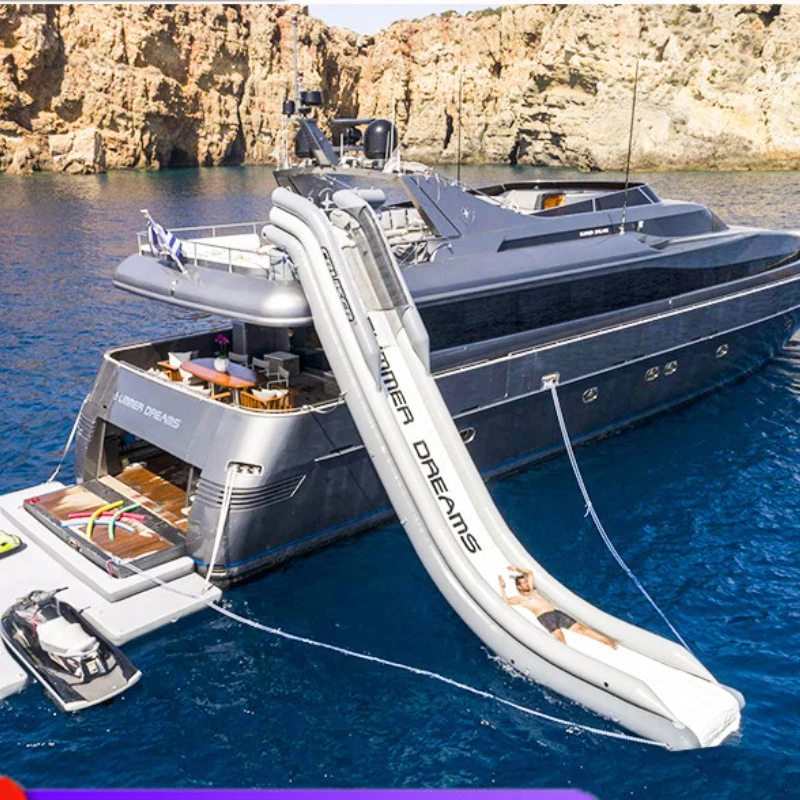 Large Water Yacht Inflatable Slide Ferry Slide Sea Amusement Park Entertainment Toy Equipment
Large Water Yacht Inflatable Slide Ferry Slide Sea Amusement Park Entertainment Toy Equipment