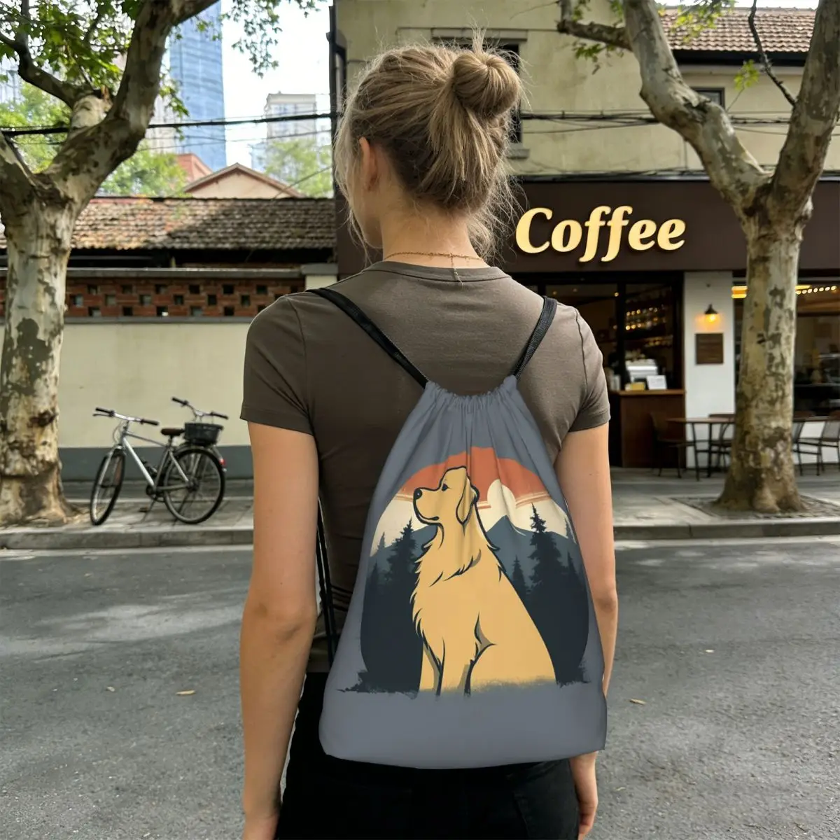 Golden Retriever Pine And Sunset Backpacks Portable Drawstring Bags Sundries Bag Book Bags for Man Woman Students
Golden Retriever Pine And Sunset Backpacks Portable Drawstring Bags Sundries Bag Book Bags for Man Woman Students
