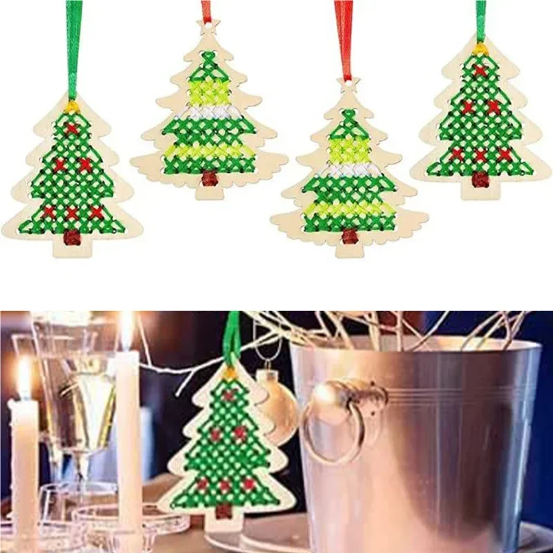 10Pcs New A Top Quality DIY Cross Stitch Kit Wooden Pendant Needlepoint Art And Crafts Sewing Project for Christmas Tree Decor
10Pcs New A Top Quality DIY Cross Stitch Kit Wooden Pendant Needlepoint Art And Crafts Sewing Project for Christmas Tree Decor