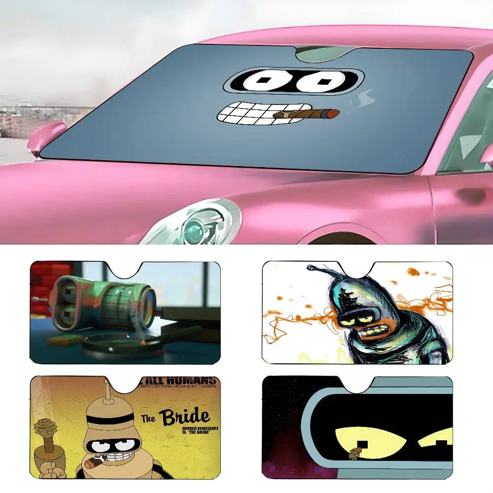 Cartoon F-Futurama B-Bender Car SunShade Parasol Car Windshield Sun Shade UV Protection and Interior Cooler
Cartoon F-Futurama B-Bender Car SunShade Parasol Car Windshield Sun Shade UV Protection and Interior Cooler