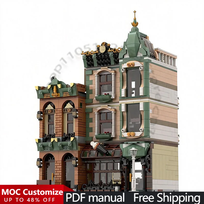 2904 PCS Construction Town Square Commercial Building MOC Customize Modular Building Block Brick Simple DIY Festival Toy Gift
2904 PCS Construction Town Square Commercial Building MOC Customize Modular Building Block Brick Simple DIY Festival Toy Gift