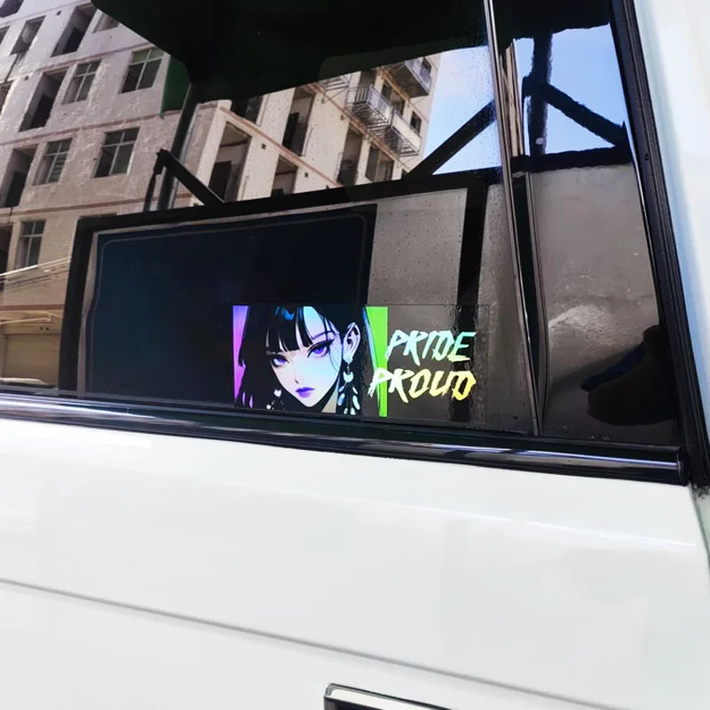 1Pc Holographic JDM Anime Girl PRIDE Waterproof Sticker for Motorcycle Tank Scooter
1Pc Holographic JDM Anime Girl PRIDE Waterproof Sticker for Motorcycle Tank Scooter