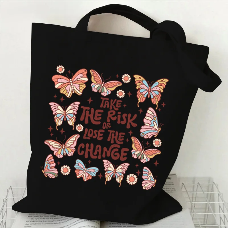 Vintage Artistic Canvas Shoulder Bag Retro Hand-drawn Butterfly Lettering Casual Tote Handbag for Women's Daily Shopping Travel
Vintage Artistic Canvas Shoulder Bag Retro Hand-drawn Butterfly Lettering Casual Tote Handbag for Women's Daily Shopping Travel
