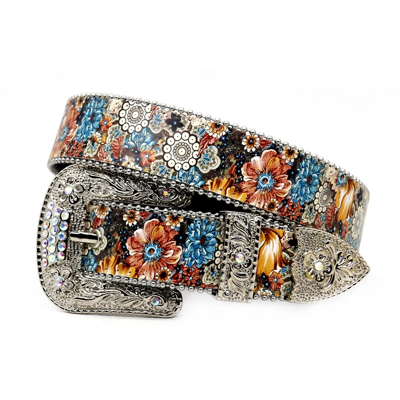 Punk Rock Rhinestone Bling Belts Luxury Brand Black Leather Strap Western Cowboy Crystal Studded Diamond Belt for Men Women
Punk Rock Rhinestone Bling Belts Luxury Brand Black Leather Strap Western Cowboy Crystal Studded Diamond Belt for Men Women