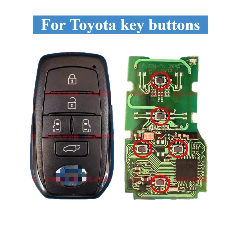 Car Remote Key Touch Button Accessories for Toyota Key Motherboard Buttons The Water Immersion Button Is Malfunctioning
Car Remote Key Touch Button Accessories for Toyota Key Motherboard Buttons The Water Immersion Button Is Malfunctioning