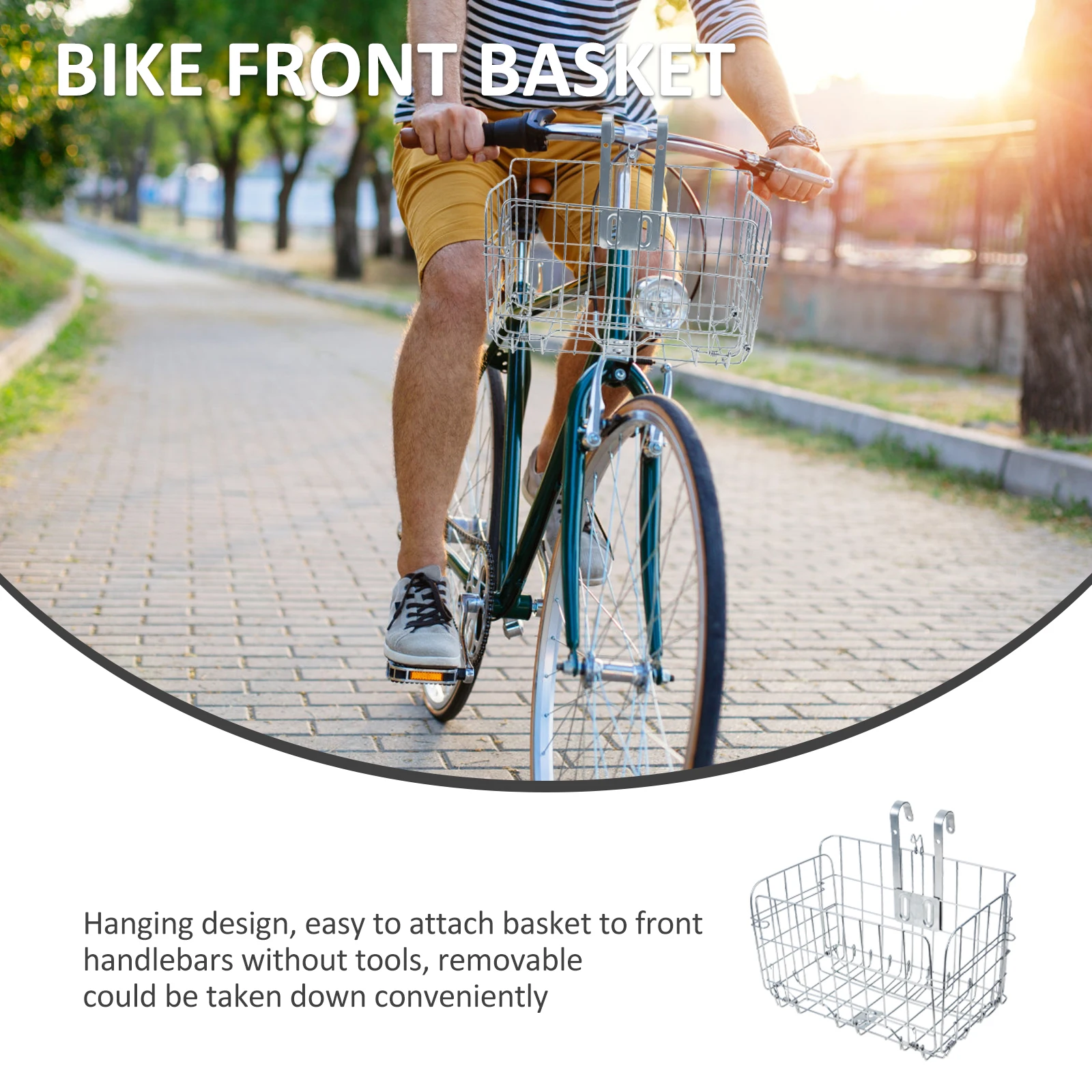 Bicycle Front Metal Iron Bike For Cycling Mountain Bike Storage Front Basket Fast Release Bicycles Iron Basket
Bicycle Front Metal Iron Bike For Cycling Mountain Bike Storage Front Basket Fast Release Bicycles Iron Basket