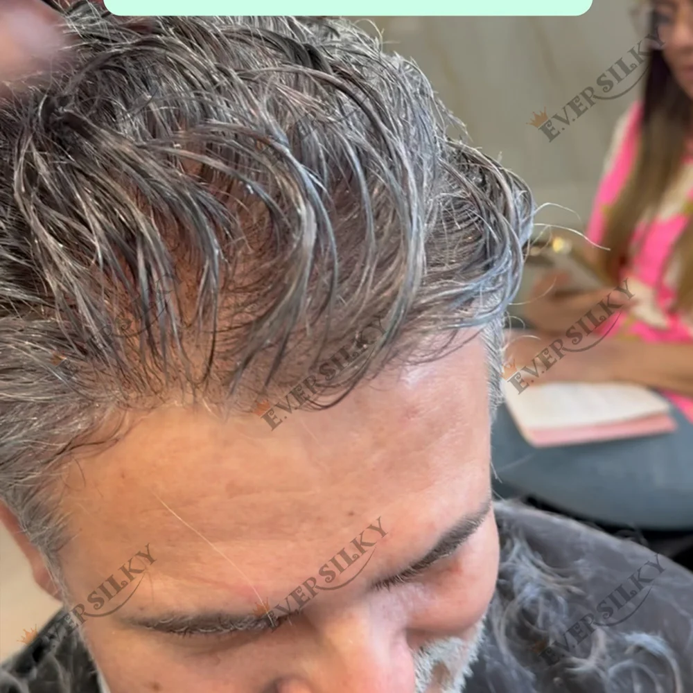 Undetectable 80Density 0.02mm Ultra Thin Skin Toupee Brown Grey 240# 1B50 Men Natural Black HumanHair Microskin Vloop Prosthesi
Undetectable 80Density 0.02mm Ultra Thin Skin Toupee Brown Grey 240# 1B50 Men Natural Black HumanHair Microskin Vloop Prosthesi
