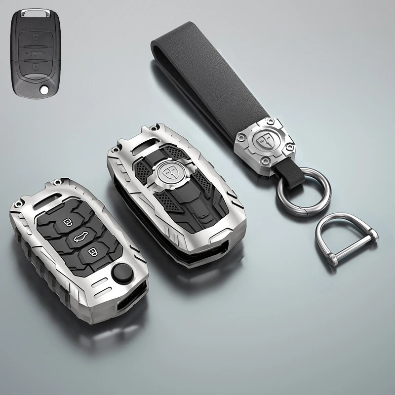 3 Buttons Alloy Car Key Case Skin Protect Ccover for Wuling Hongguang Baojun 630 730 560 310 Flip Remote Keychain Accessories
3 Buttons Alloy Car Key Case Skin Protect Ccover for Wuling Hongguang Baojun 630 730 560 310 Flip Remote Keychain Accessories