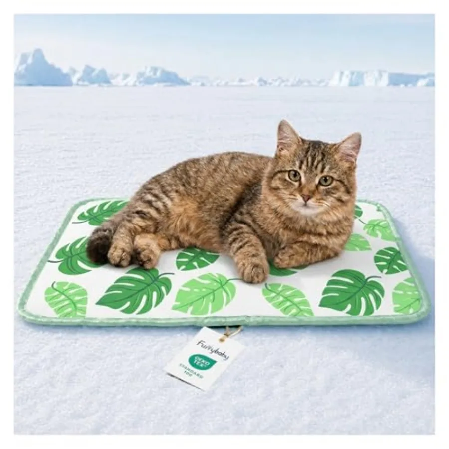 Dog Cooling Mat for Dogs and Cats, Soft Breathable Cooling Pad for Dog Bed, 23"x18" Self Cooling Crate Mat for Dogs, No Gel Was
Dog Cooling Mat for Dogs and Cats, Soft Breathable Cooling Pad for Dog Bed, 23"x18" Self Cooling Crate Mat for Dogs, No Gel Was