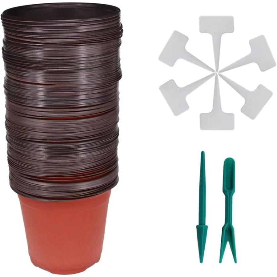 80 Pcs 6 Plastic Seedlings Plants Nursery Pots with 80 Pcs Waterproof Plastic TType Plant Tags and 2Pcs Set Transplanting Diggi
80 Pcs 6 Plastic Seedlings Plants Nursery Pots with 80 Pcs Waterproof Plastic TType Plant Tags and 2Pcs Set Transplanting Diggi
