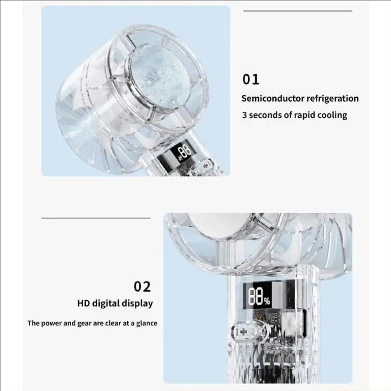D0AB Multifunctional Desk Fan Low Noise Operations Small Handheld Fan Plastic Texture
D0AB Multifunctional Desk Fan Low Noise Operations Small Handheld Fan Plastic Texture