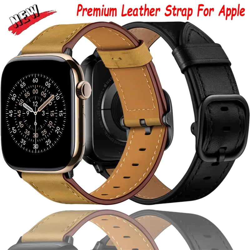 Premium Leather Strap For Apple Watch Ultra 2 49mm 11 10 9 8 7 6 5 4 SE Comfortable Wristband For iWatch 40mm 44/45mm 4/142/46mm
Premium Leather Strap For Apple Watch Ultra 2 49mm 11 10 9 8 7 6 5 4 SE Comfortable Wristband For iWatch 40mm 44/45mm 4/142/46mm