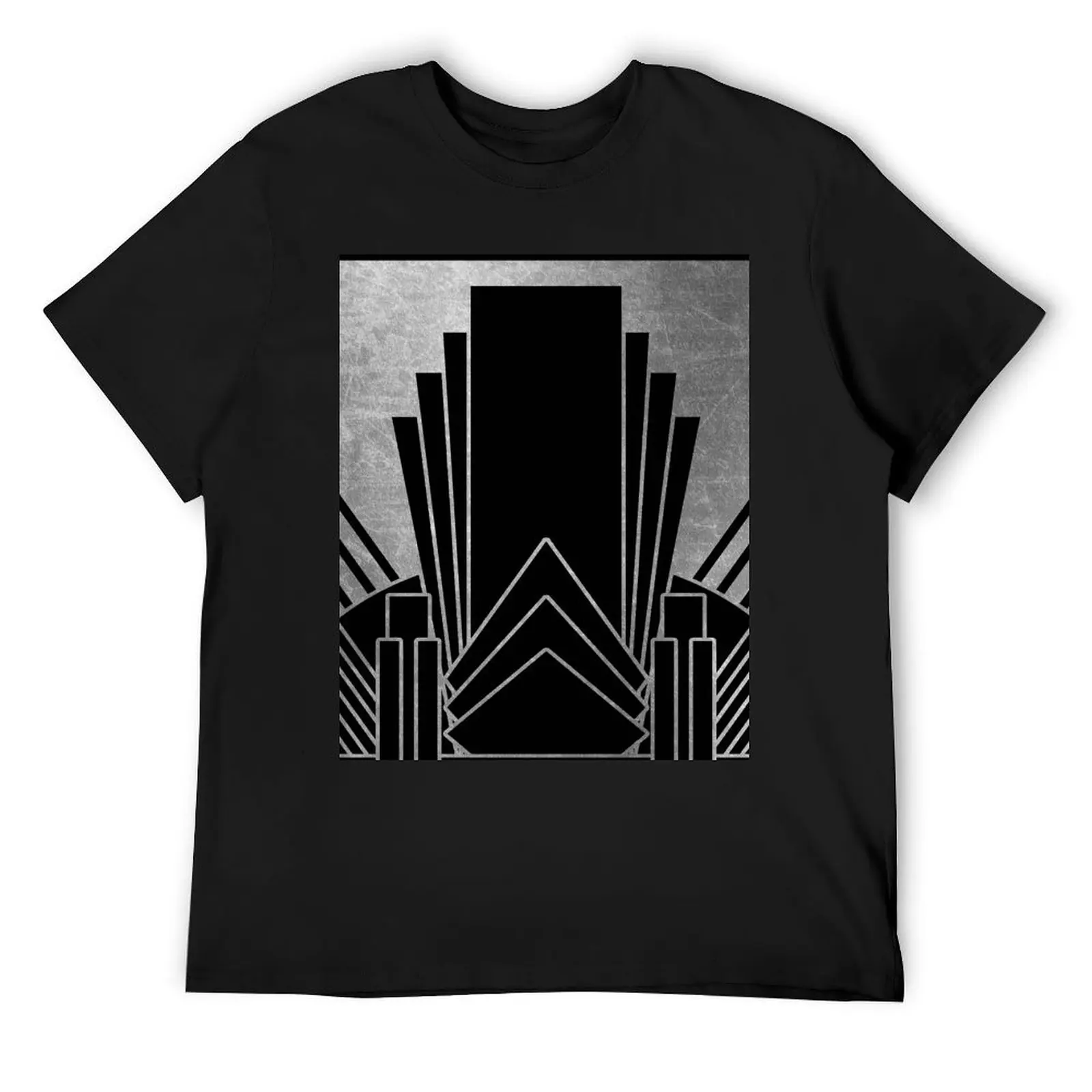 Silver art deco design T-Shirt baggy shirts plain cotton graphic tees plus size tops mens white t shirts
Silver art deco design T-Shirt baggy shirts plain cotton graphic tees plus size tops mens white t shirts