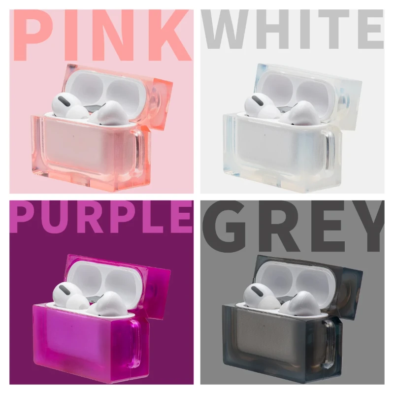 Colorful Crystal Cute Earphone Case for Apple AirPods 1 2 Case Silicone Transparent Protective Cover for Airpod Pro Charging Box
Colorful Crystal Cute Earphone Case for Apple AirPods 1 2 Case Silicone Transparent Protective Cover for Airpod Pro Charging Box