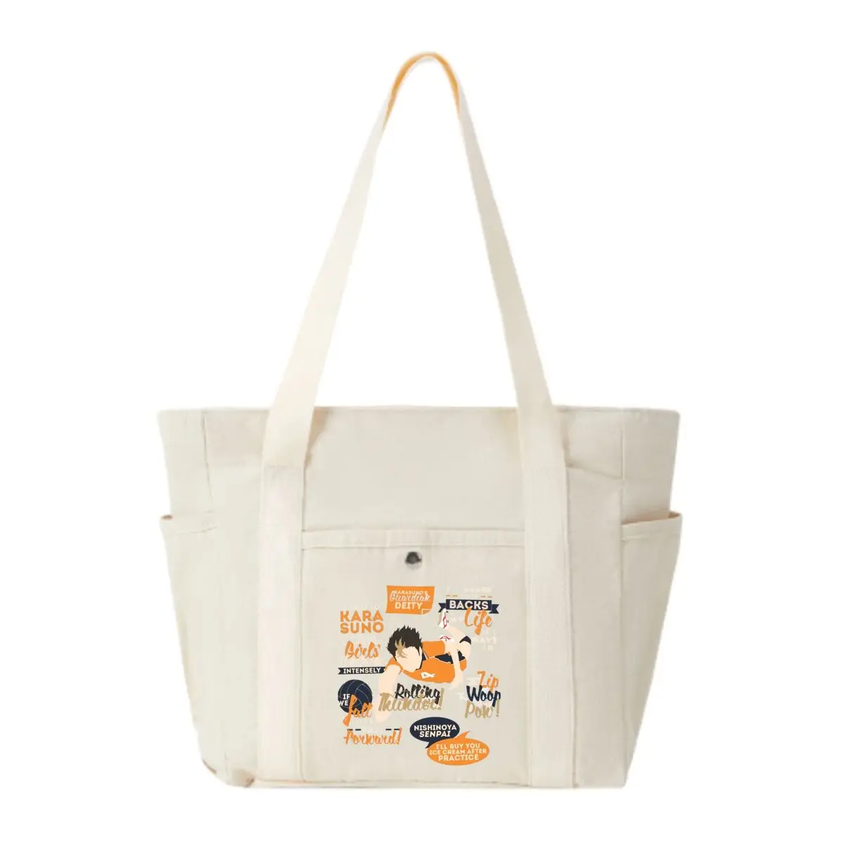 Haikyu!! Nishinoya Senpai Art Large-Capacity Canvas Multi-Pocket Shoulder Bag Commuter Shopping Practical Bag
Haikyu!! Nishinoya Senpai Art Large-Capacity Canvas Multi-Pocket Shoulder Bag Commuter Shopping Practical Bag