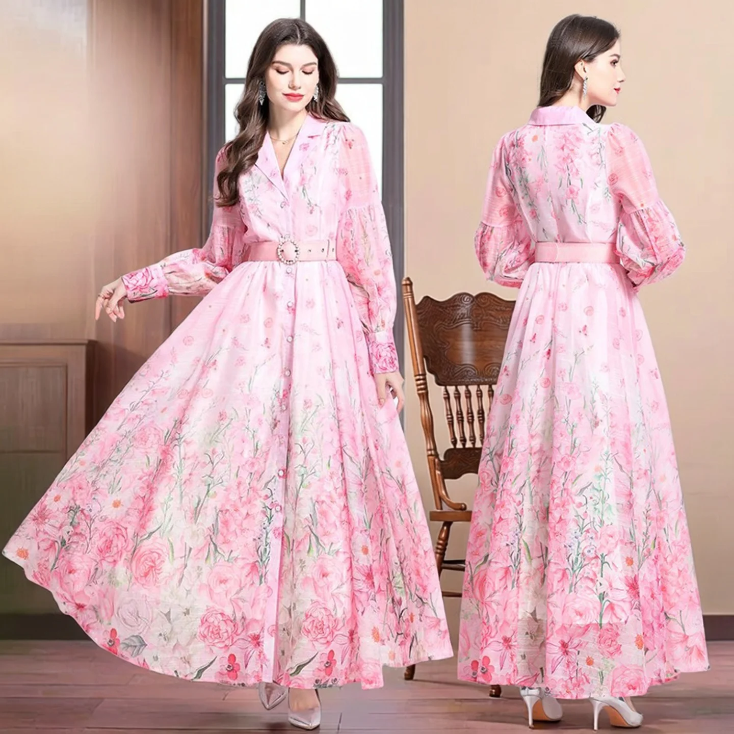 Gentle Large-Skirted Dress Beautiful Oil Painting Design Holiday Pink Fairy Long Dress French Style Printed Mid-High Waist Lo...
Gentle Large-Skirted Dress Beautiful Oil Painting Design Holiday Pink Fairy Long Dress French Style Printed Mid-High Waist Lo...