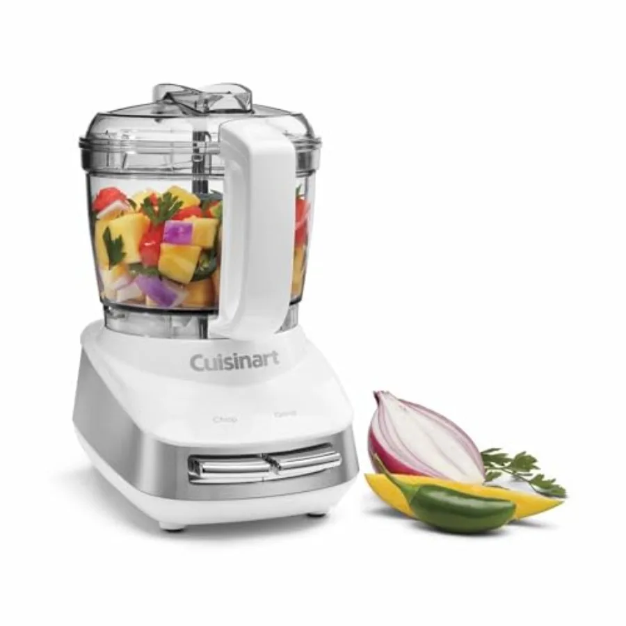 4-Cup Mini Chopper Food Processor with Auto-Reversing Stainless Steel Blade for Chopping and Grinding Dishwasher-Safe Parts Whi
4-Cup Mini Chopper Food Processor with Auto-Reversing Stainless Steel Blade for Chopping and Grinding Dishwasher-Safe Parts Whi