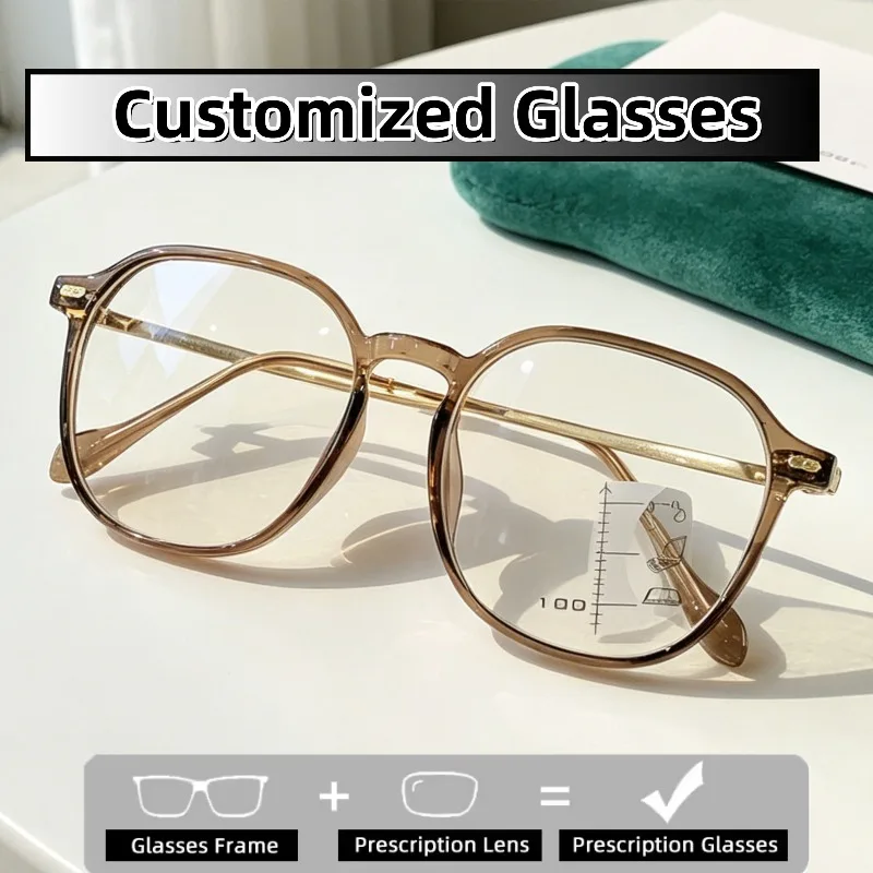 Customized Fashion Multifocal Prescription Glasses Unisex Retro Progressive Presbyopia Unisex Ultralight HD Lens Reading Eyewear
Customized Fashion Multifocal Prescription Glasses Unisex Retro Progressive Presbyopia Unisex Ultralight HD Lens Reading Eyewear