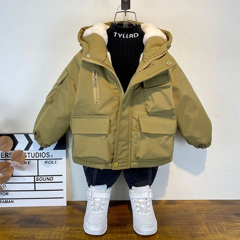 2023 Children Jackets Coat Autumn Winter Boy Clothes Baby Warm Thicken Velvet Outwear Outfits Toddler Kids Clothing 3-10 Years
2023 Children Jackets Coat Autumn Winter Boy Clothes Baby Warm Thicken Velvet Outwear Outfits Toddler Kids Clothing 3-10 Years