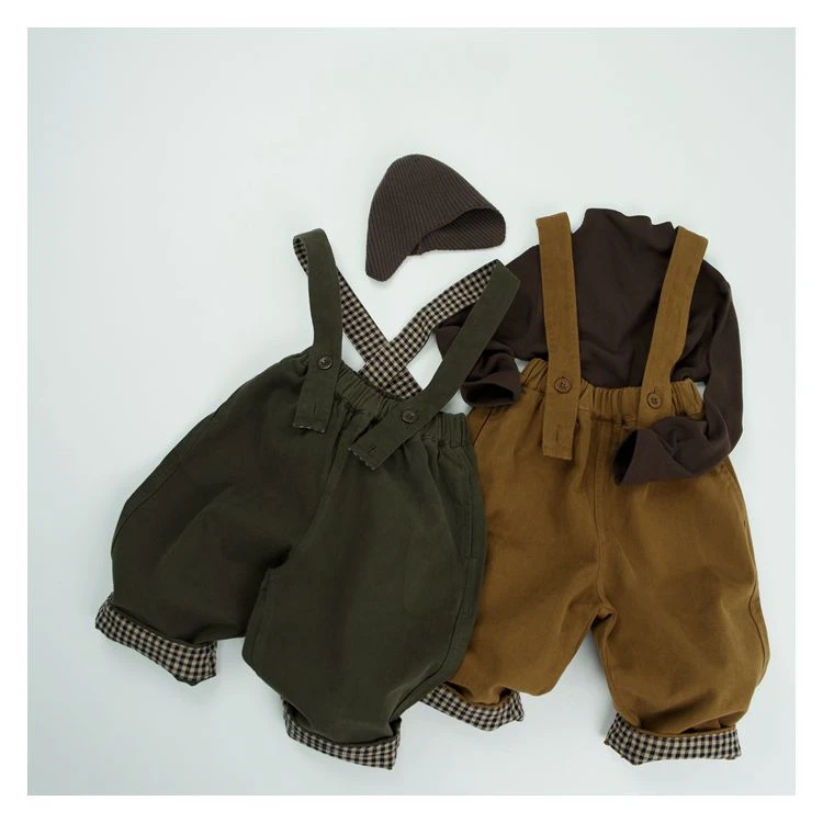 Childrens Overalls Autumn New Korean Tide Solid Color Retro Contrasting Plaid Overalls Kids Pants Clothes
Childrens Overalls Autumn New Korean Tide Solid Color Retro Contrasting Plaid Overalls Kids Pants Clothes