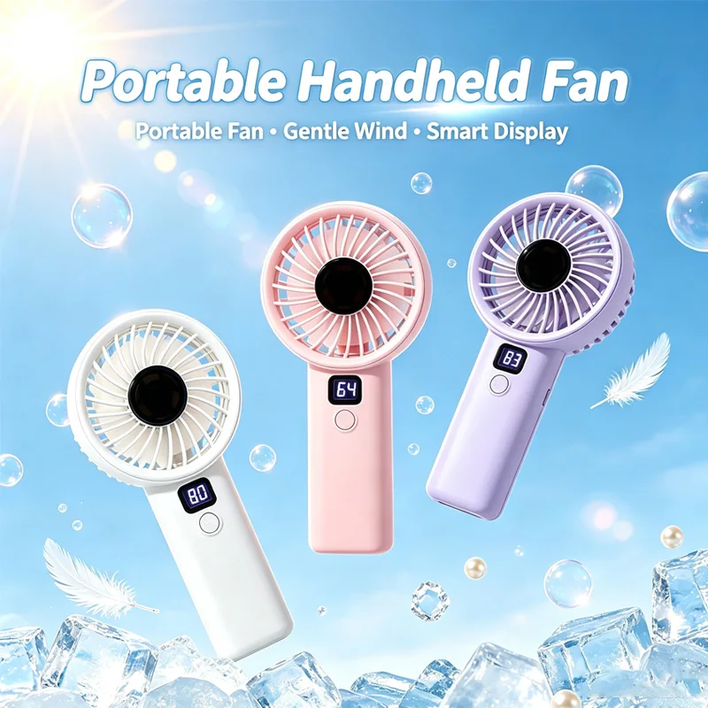 Portable Handheld Small Fan LED Display Vertical Multi-Purpose Small Fan Mini USB Students Outdoor Portable Small Fan New 2026
Portable Handheld Small Fan LED Display Vertical Multi-Purpose Small Fan Mini USB Students Outdoor Portable Small Fan New 2026