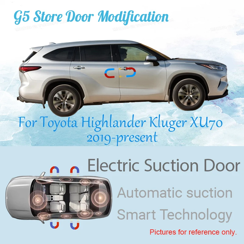 For Toyota Highlander Kluger XU70 2019-present Car Electric Suction Door Power-assisted Closing Door Soft-close Function
For Toyota Highlander Kluger XU70 2019-present Car Electric Suction Door Power-assisted Closing Door Soft-close Function