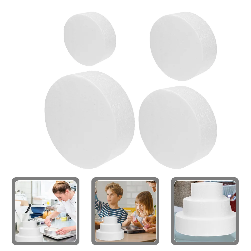 8 Pcs Foam Cake Model Lightweight Portable Decorating Practice Bakery Prop Dummies for Craft Customizable White Rounds Pin
8 Pcs Foam Cake Model Lightweight Portable Decorating Practice Bakery Prop Dummies for Craft Customizable White Rounds Pin