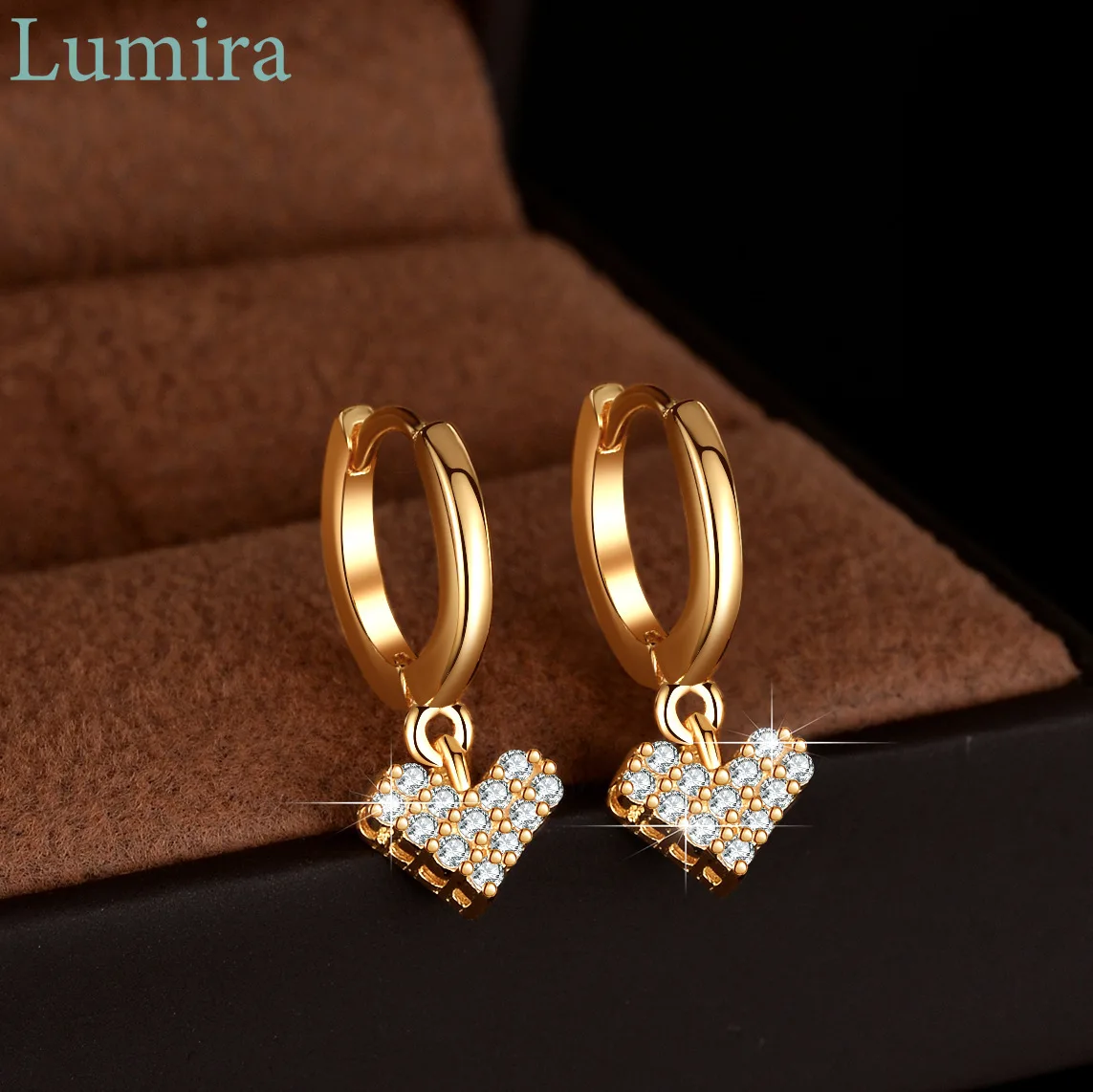 Lumia Luxury Women's Moissanite Stud Earrings 18K Rose Gold Heart-Shaped Drop Earrings Wedding Engagement Fine Jewelry Gifts
Lumia Luxury Women's Moissanite Stud Earrings 18K Rose Gold Heart-Shaped Drop Earrings Wedding Engagement Fine Jewelry Gifts