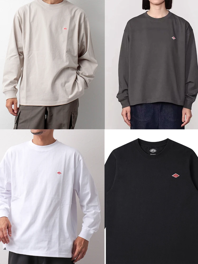 Spring Exported to Japan style Classic fashion Solid Simple Loose Long sleeve Cotton T-shirt Top Man Small Icon Embroidery Tees
Spring Exported to Japan style Classic fashion Solid Simple Loose Long sleeve Cotton T-shirt Top Man Small Icon Embroidery Tees