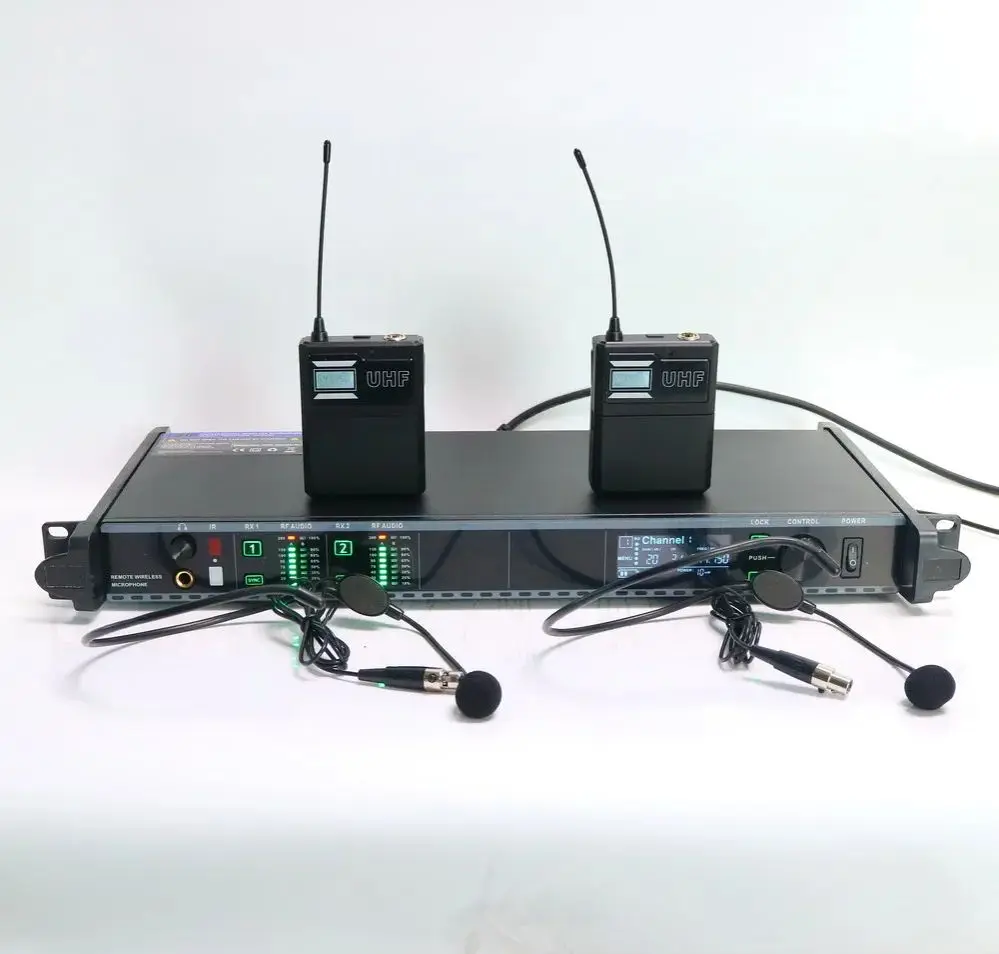 2 Headset Advanced AD4D Wireless Microphone System ADX1 BeltPack Black HeadMic Karaoke Stage Vocal High Quality Mic
2 Headset Advanced AD4D Wireless Microphone System ADX1 BeltPack Black HeadMic Karaoke Stage Vocal High Quality Mic