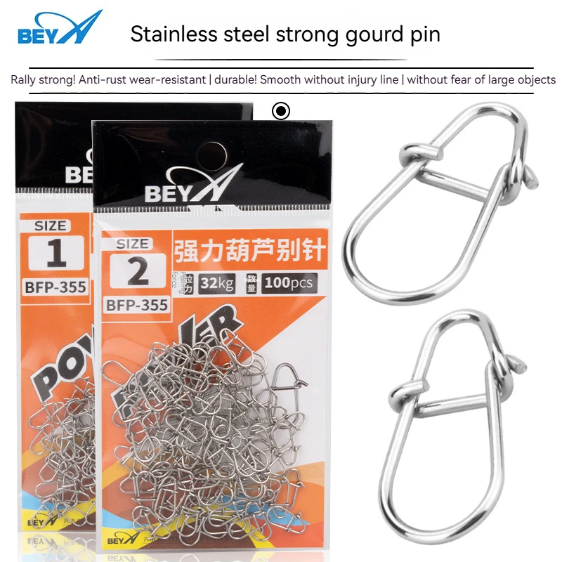 BEYA Stainless Steel Power Fishing Pins 90-100pcs Sea Fishing Wear-Resistant Strong Pull Fishing Pins Fishing Tackle Gadgets
BEYA Stainless Steel Power Fishing Pins 90-100pcs Sea Fishing Wear-Resistant Strong Pull Fishing Pins Fishing Tackle Gadgets