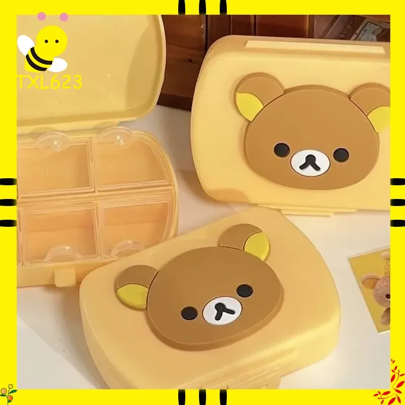 Rilakkuma Mini Portable Storage Box Cute Cartoon Jewelry Pill Organizer 9x7x3cm Travel Case
Rilakkuma Mini Portable Storage Box Cute Cartoon Jewelry Pill Organizer 9x7x3cm Travel Case