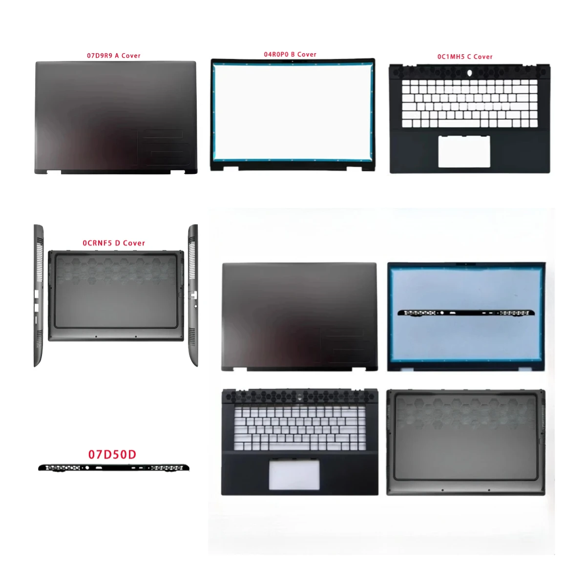Suitable for Alienware M16 R2 series laptops, LCD screen top cover, screen frame, palm support, bottom shell, air outlet Hinge
Suitable for Alienware M16 R2 series laptops, LCD screen top cover, screen frame, palm support, bottom shell, air outlet Hinge