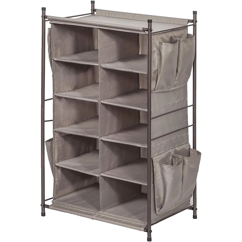 10-Compartment Gray Shoe Storage Cube Rack – Freestanding, Lightweight & Space-Saving Organizer for Entryway, Bedroom, Closet or Small Living Areas | Simple Snap-Together Assembly | No Tools Needed | Easy to Move or Reconfigure
10-Compartment Gray Shoe Storage Cube Rack – Freestanding, Lightweight & Space-Saving Organizer for Entryway, Bedroom, Closet or Small Living Areas | Simple Snap-Together Assembly | No Tools Needed | Easy to Move or Reconfigure