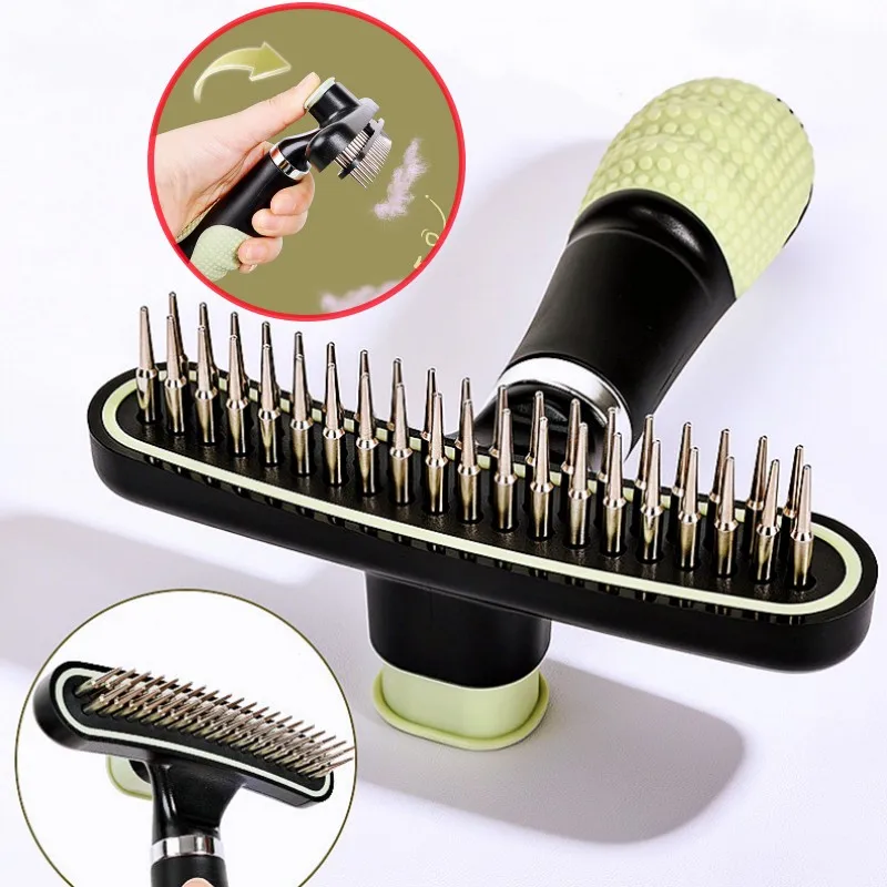 Dog Comb Rake Combs Automatic Dog Brush Self Cleaning Cat Brush Double Row Rake Combs for Dogs Hair Knot Cleaning Pet Products
Dog Comb Rake Combs Automatic Dog Brush Self Cleaning Cat Brush Double Row Rake Combs for Dogs Hair Knot Cleaning Pet Products