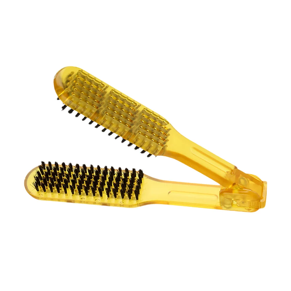 Двусторонняя щетка-расческа, термостойкий инструмент для выпрямления волос для женщин, гладкая укладка, портативный домашний салон, желтый цвет
Двусторонняя щетка-расческа, термостойкий инструмент для выпрямления волос для женщин, гладкая укладка, портативный домашний салон, желтый цвет