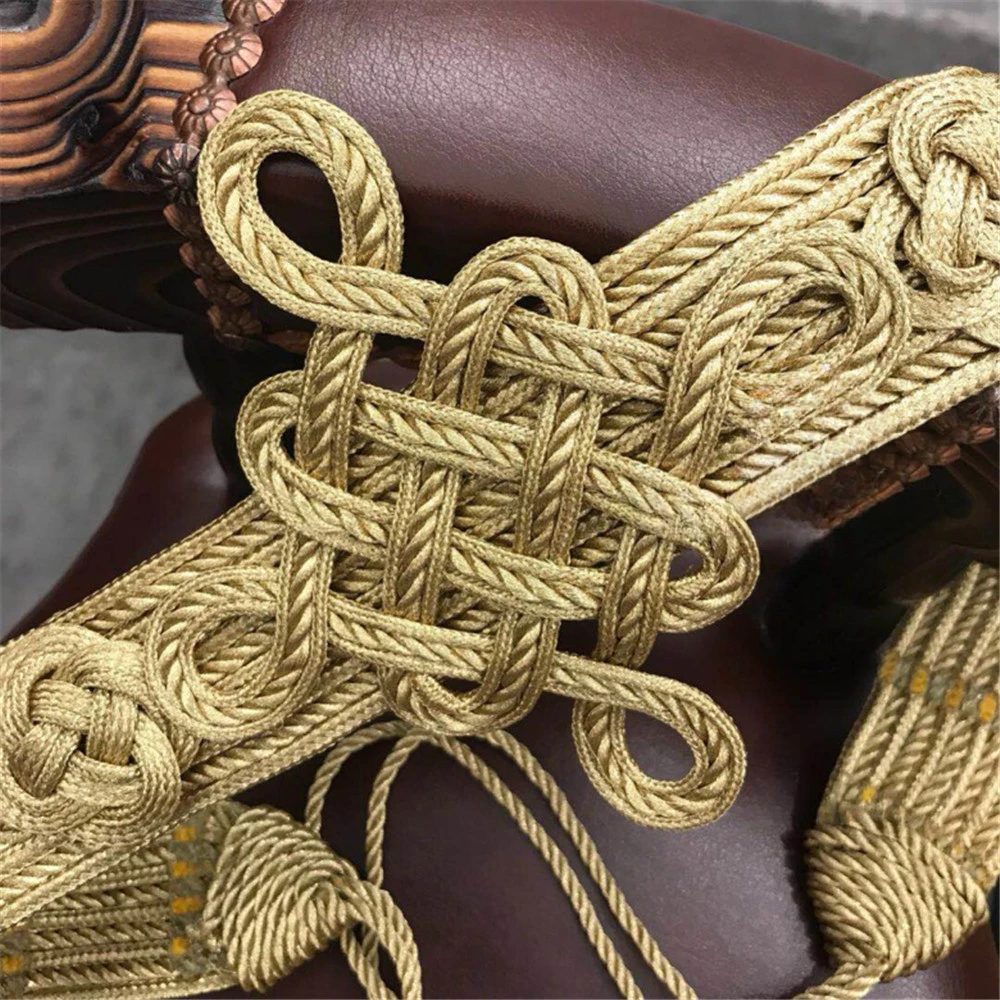 1 piece Handmade lace hand-woven ribbon golden belt, military uniforms, dresses, dance clothes, decorative buckles
1 piece Handmade lace hand-woven ribbon golden belt, military uniforms, dresses, dance clothes, decorative buckles