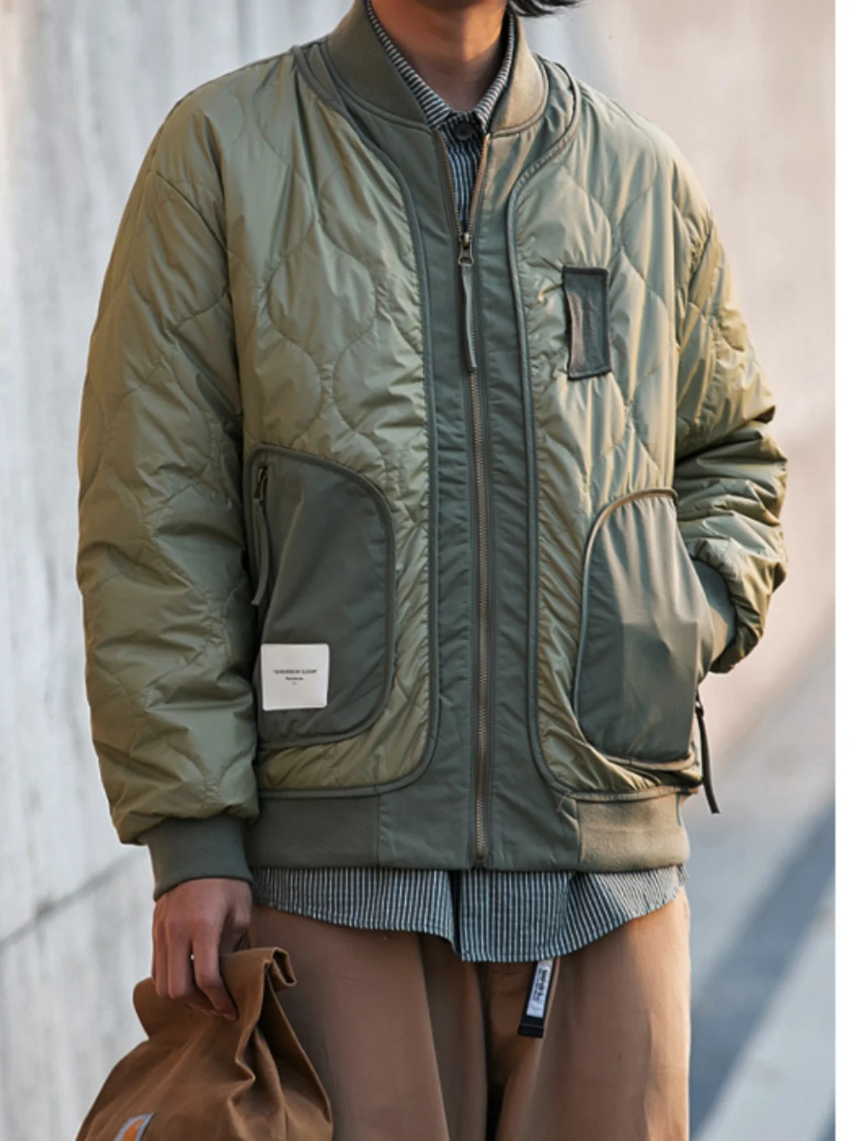 ex Loose Winter Cotton Jaet Inner Flight Outdoor Hunting Sle Zipper Closure Stand Fit Youth Faion Pure Color
ex Loose Winter Cotton Jaet Inner Flight Outdoor Hunting Sle Zipper Closure Stand Fit Youth Faion Pure Color