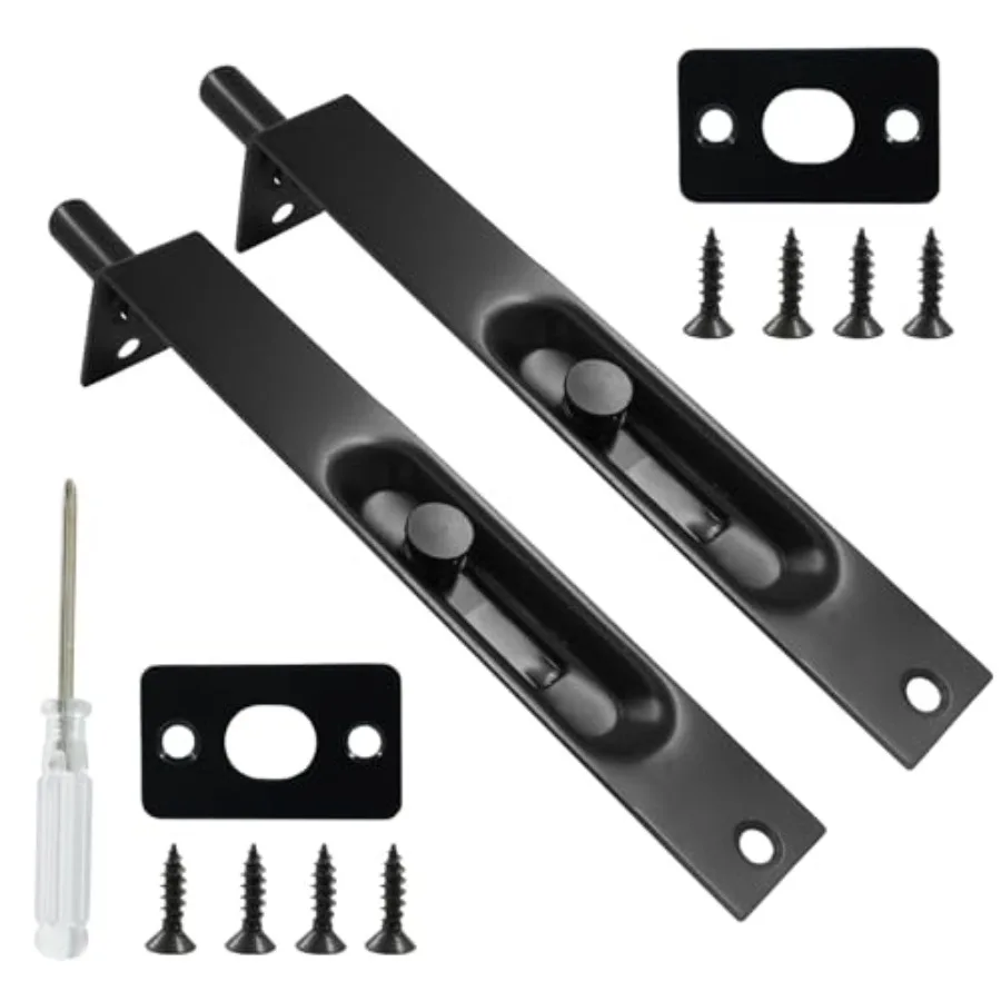 6 Inch Stainless Steel Door Flush Bolt Latch, French Door Lock Latch L Type Lever Action Flush Bolt
6 Inch Stainless Steel Door Flush Bolt Latch, French Door Lock Latch L Type Lever Action Flush Bolt