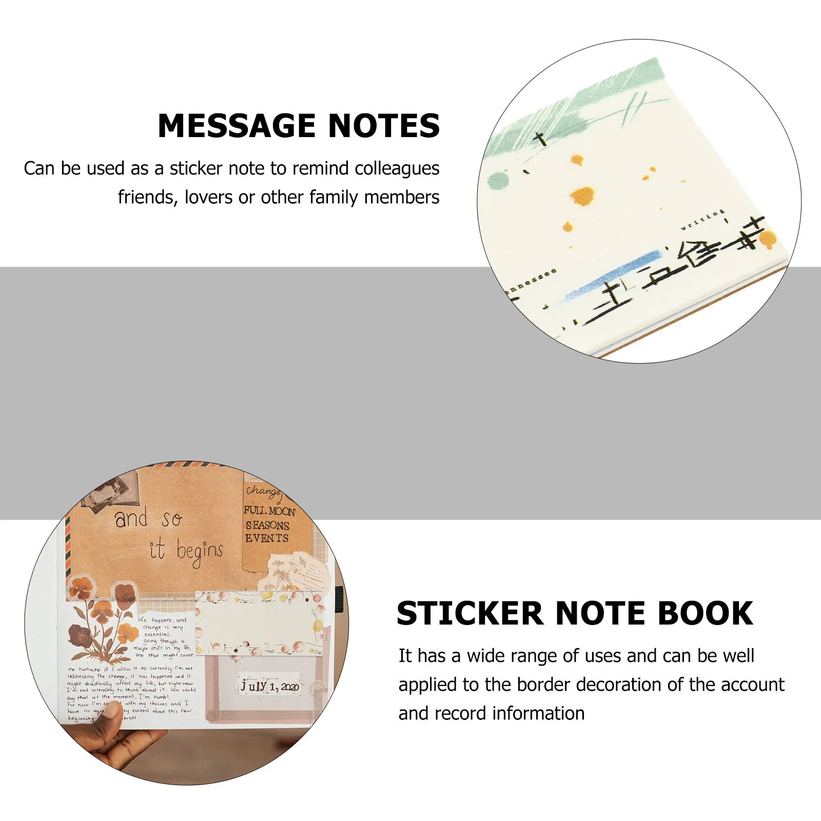 600Pcs Message Notes Safe Gentle Paper Material Creative Sticker Pad for Students and Office Use Message Notes
600Pcs Message Notes Safe Gentle Paper Material Creative Sticker Pad for Students and Office Use Message Notes