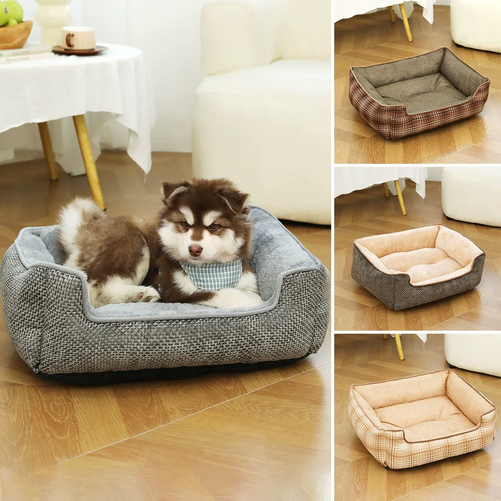 Winter Warm Pet Bed Mat for Small Medium Large Dogs Removable Cover Puppy Cushion Classing Dog Bed for Cats
Winter Warm Pet Bed Mat for Small Medium Large Dogs Removable Cover Puppy Cushion Classing Dog Bed for Cats